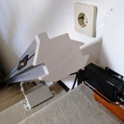 straight stairlift rail