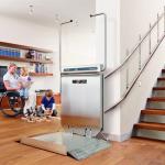 Ascender Plattformlift im Einfamilienhaus