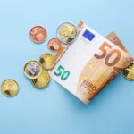 Euromuuenzen und Eurogeldschein