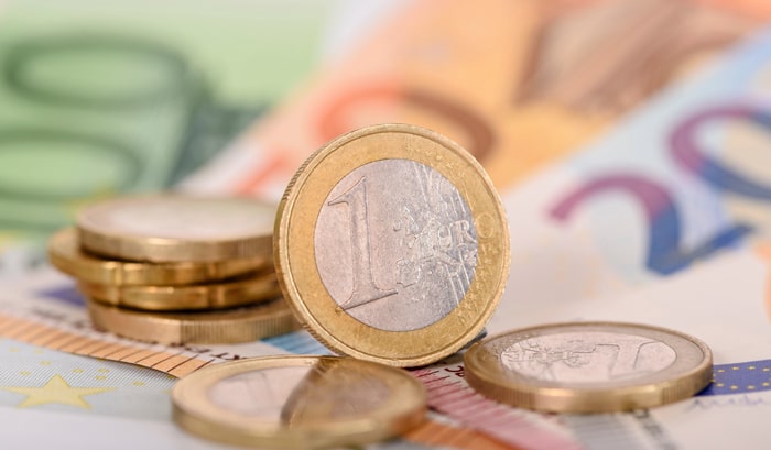 Finanzen und Wirtschaft mit Banknoten Währung