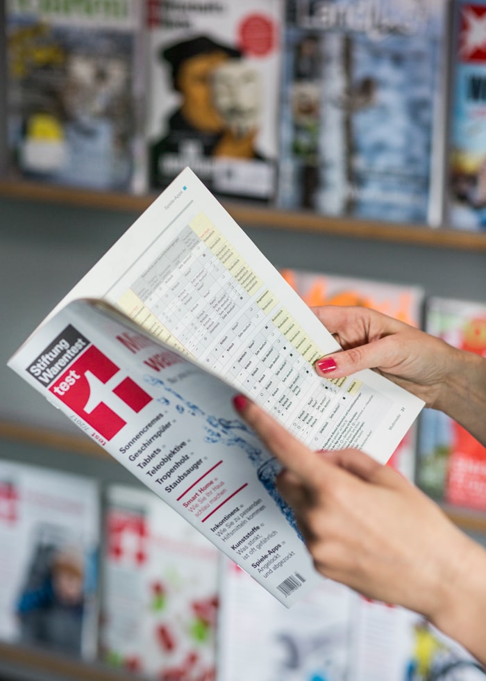 Stiftung Warentest test leserin gross
