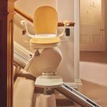 Acorn stairlift on straight staircase