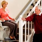 Stairlift first ride