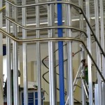 Herstellung und Test von Treppenlift Schienen