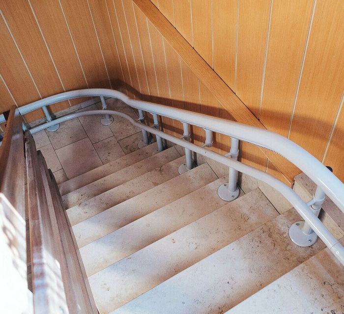 Treppenlift Form der Treppe