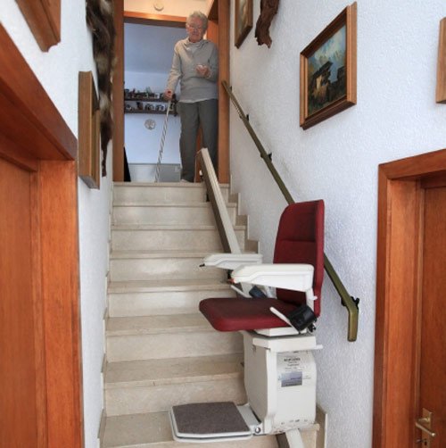 Stairlift straight staircase