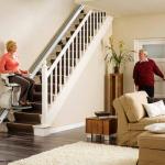 Stairlift in family house