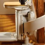 Modern landing gear on the Acorn stairlift