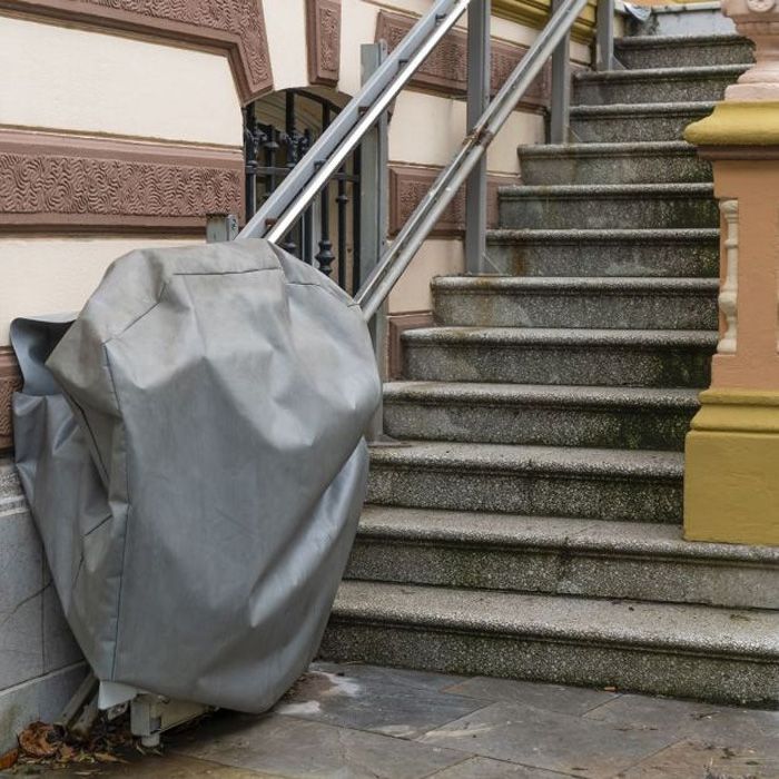 Exterior stair lift