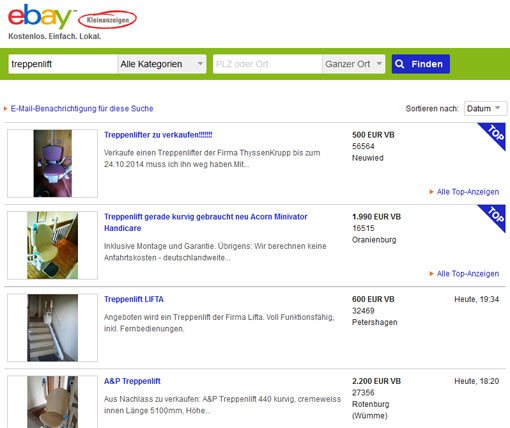 eBay Kleinanzeigen