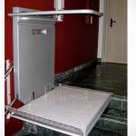Treppenlift für Rollstuhl an oberer Etage