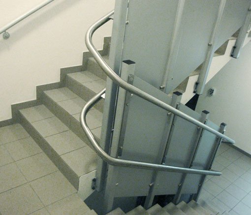 Treppenhaus Kurvenlift